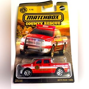 Matchbox COUNTY RESCUE 2015 RAM 1500 1/6